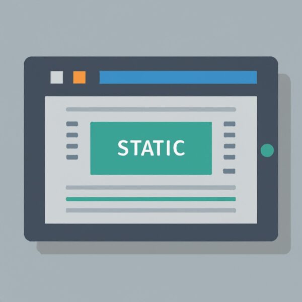 Static website development price plan